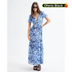 SEVEN SEVEN - Vestido Para Mujer Manga Corta Color Crema Marca #28171352