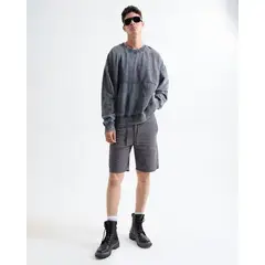 SEVEN SEVEN - Bermuda Para Hombre Color Gris Oscuro Marca #45100694
