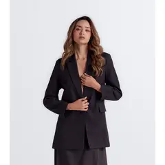 DEREK - Blazer Para Mujer Manga Larga Unicolor