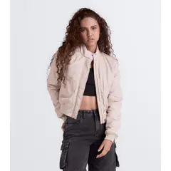 UNSER - Serena Chaqueta Unicolor Con Cuello Y Bolsillos