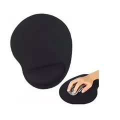 GENERICO - Pad Mouse Negro En Silica Diseño Ergonomico