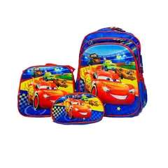 ZHOPI CO - Kit De Maleta Lonchera Y Cartuchera En 3D Niño Azul