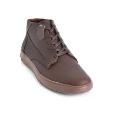 SKY WALK - Botas Cuero Hombres 663111O1-1CAFE