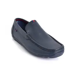 SKY WALK - SkyWalk Mocasín Clásico en cuero para Caballero 663145017AZUL