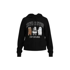 KOAJ - Buzo unicolor con diseÃ±o de Osos Escandalosos y capota MUJER