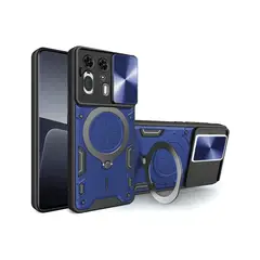 GENERICO - Funda Protección Cámara Soporte Para Motorola Edge 50 Ultra Azul