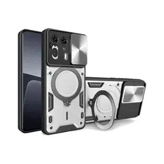 GENERICO - Funda Protección Cámara Soporte Para Motorola Edge 50 Ultra Gris