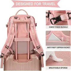 BAGSTER - Mochila Impermeable Adecuada Para Viajes con espacio para zapatos