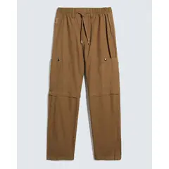 SEVEN SEVEN - Pantalón Desmontable Para Hombre Café