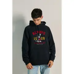 KOAJ - Buzo capota ranglan con estampado de Mickey HOMBRE