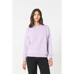 KOAJ - Buzo cuello redondo unicolor para mujer fit oversize MUJER