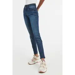 KOAJ - Jean push up tiro alto gris sin rotos Estampado 49 MUJER