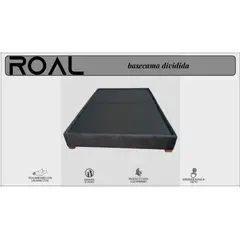 GENERICO - Basecama Gris Plomo 200 dividida (cama King)