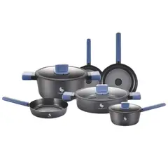 SCHAFFHAUSEN - Batería Ollas En Mármol Revestimiento Berlín 9pcz