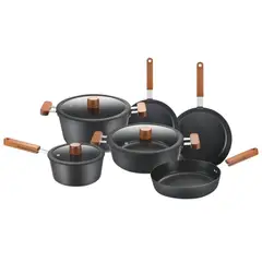 SCHAFFHAUSEN - Batería Ollas En Mármol Revestimiento Osaka 9pcz