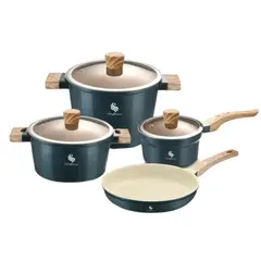 SCHAFFHAUSEN - Batería Ollas En Mármol Revestimiento Praga 7pcz