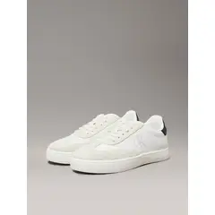 CALVIN KLEIN - Tenis Blanco Classic De Cuero