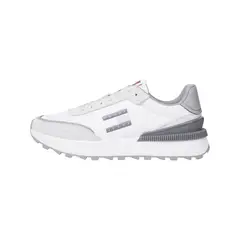 TOMMY HILFIGER - Tenis gris de running técnicas essential