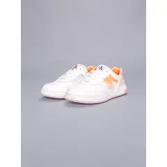 CALVIN KLEIN - Tenis Blanco Niña De Corte Bajo Con Cordones
