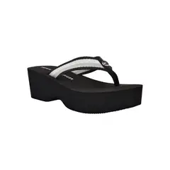 TOMMY HILFIGER - Sandalia negra con plataforma kezo