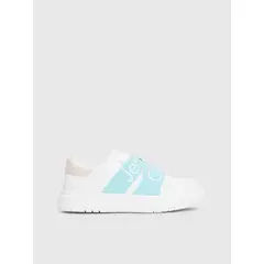 CALVIN KLEIN - Tenis Blanco Niña Slip-On