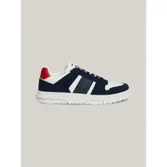 TOMMY HILFIGER - Tenis azul The Brooklyn de ante