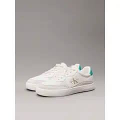 CALVIN KLEIN - Tenis blanco de cuero