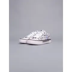 CALVIN KLEIN - Tenis Blanco Niña Con Monograma