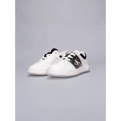 CALVIN KLEIN - Tenis Blanco Niña Bajas Con Cordones