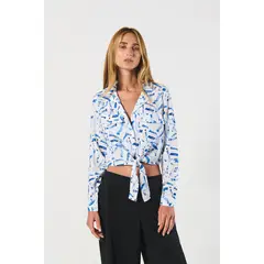 KOAJ - CUELLO CAMISERO CROP Mujer