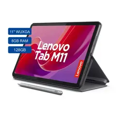 LENOVO - Tablet M11 128gb + Ram 8gb + Folio case + Pen Plus