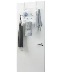 GENERICO - Perchero 6 Ganchos Giratorios Para Colgar Puerta Neatfreak