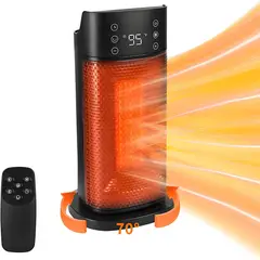 GEF - Calefactor Electrico Ambiente Portatil Calentador Silencioso