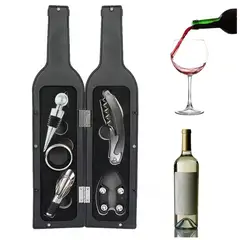 GENERAL - Sacacorchos Destapador Vino Con Estuche Botella Set completo