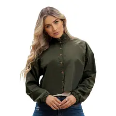 ATYPICAL - Chaqueta Mujer Verde Militar 90610