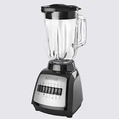 GENERICO - Licuadora de Vidrio Black+Decker 1.25 Lts Negro 4 aspas