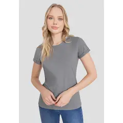 RUTTA - Camiseta Mujer Gris Medio 77403