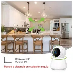 AMERICAN GENERICS - Cámara De Seguridad Wifi Inteligente Robótica 1080P HD Q9