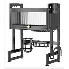 GENERICO - Escurridor Platos Cocina Fregadero Con Gabinete Multifuncion