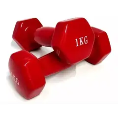 GENERICO - Mancuerna 1KG Hierro Cubierta Vinilo Unidad