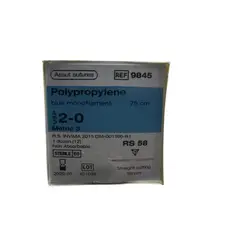 JOHNSON AND JOHNSON - Sutura Polipropileno Monofilamento 2-0 Con Aguja Rs58 Recta