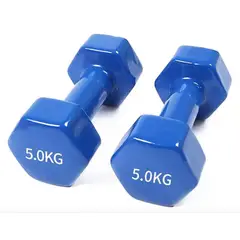 GENERICO - Mancuerna 5KG Hierro Cubierta Vinilo Unidad