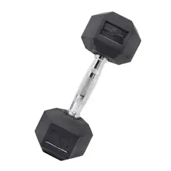 GENERICO - Mancuerna 5KG Hexagonal Hierro Encauchetado