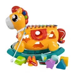 MUNDO BEBE - Caballo Xilófono Didáctico Juguete Bebe Infantil Musical