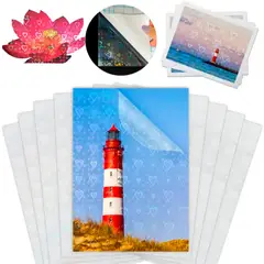 GENERICO - Papel Holográfico Stiker Laminado En Frio A4 X 20 Hojas