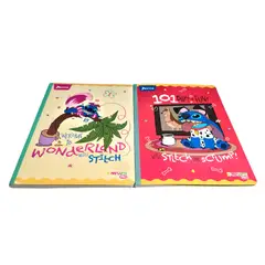 NORMA - Pack X5 Cuadernos Cosido Cuadriculados 100h Stitch