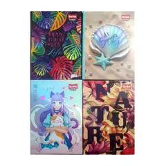 SCRIBE - Cuaderno Cosido Rayado Pasta Dura 100h Femenino