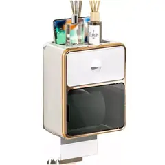 GENERICO - ORGANIZADOR DE PAPEL HIGIENICO ESTANTE DE ALMACENAMIENTO PARA BAÑOS