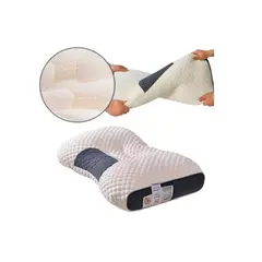 GENERICO - Almohada 3d Spa De Punto Cervical Cuello Cojín Dormir