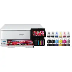 EPSON - Impresora EcoTank Photo ET-8500, Multifuncional, WiFi